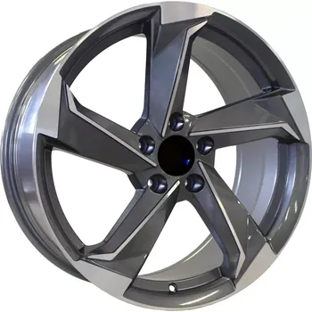 Alu kolo Alu kola Racing Line B5185, 17x7.5 5x112 ET40, šedivá + leštění