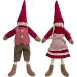 Ib Laursen Vánoční dekorace Santa's Helpers Kalle a Karla holka Karla