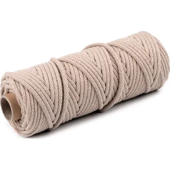 Šňůra / příze s duší Ø5 mm, barva 58 /033 béžová velbloudí