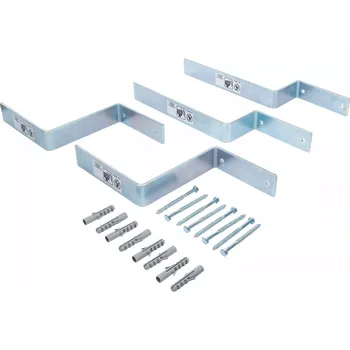 Hoblovka Nástěnné háky Kraftmann BGS 88315 pro pivní zahradní sety. 4 díly (BGS1088315)