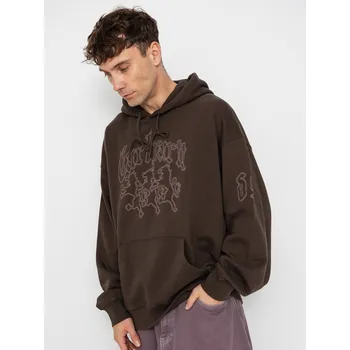 Pánská mikina Carhartt WIP Hackwork HD (vitola/glassy pink) M, hnědá