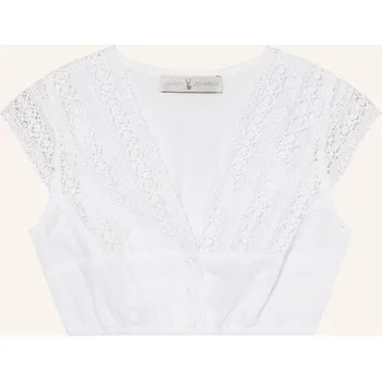 Johann & Johanna Dámská Dirndl Halenka, bílá, 46