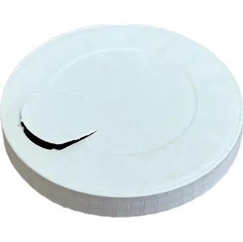 Jednorázové nádobí Papírové víčko s pítkem IDEAL - bez plastů, ? 90 mm, FSC Mix