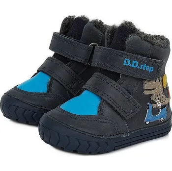 Dětská sportovní obuv D.D.STEP chlapecká zimní obuv W029-443A tmavě modrá 19