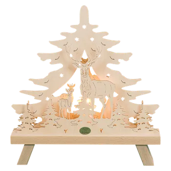 Vánoční světelná dekorace LED světelná dekorace, napájení: síťové, teplá bílá, výška: 30 cm