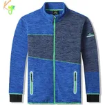 Chlapecká flísová mikina Kugo BM5615 modrá