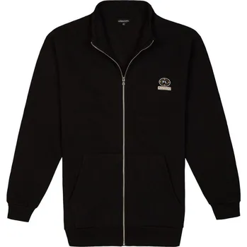 Pánská mikina LAVECCHIA mikina pánská LV-2027 nadměrná velikost černá 6XL