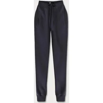 Tmavě modré teplákové kalhoty (CK01-25) odstíny modré XL (42)