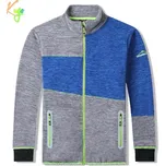 Chlapecká flísová mikina Kugo BM5615 šedá