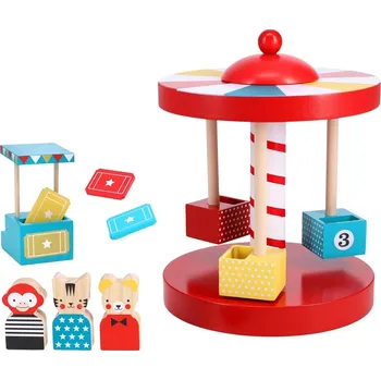 Dřevěná hračka Petit Collage Dřevěný kolotoč - poškozený obal