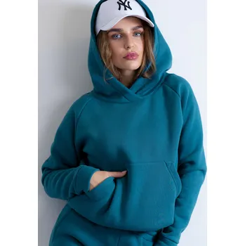 Dámská mikina Dámská tepláková mikina VSB BASIC azurová, VELIKOST S/M