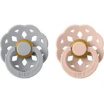 BIBS Boheme dudlíky z přírodního kaučuku vel. 1 - Cloud/Blush