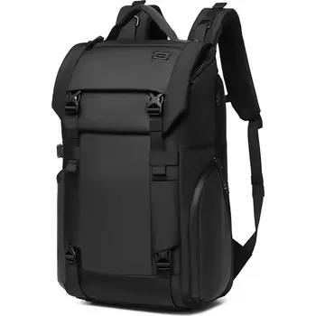 Městský batoh Ozuko sportovní outdoorový batoh Hulot Černý 30L