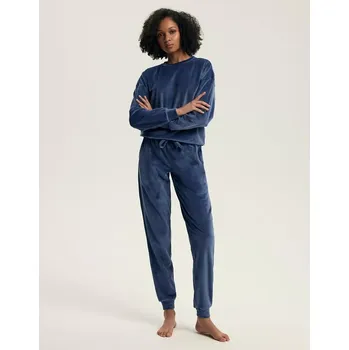 Pánské pyžamo Henderson Dámské pyžamo 43722 Delanie dl/r S-3XL prašná růže XL