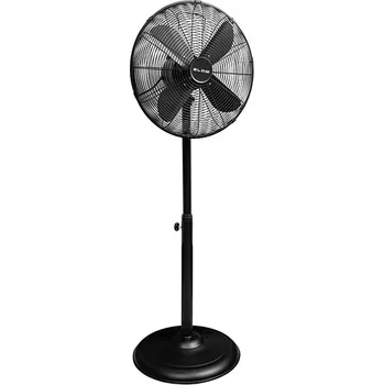 Domácí ventilátor Stojanový ventilátor 16" 60W ČERNÝ kovový