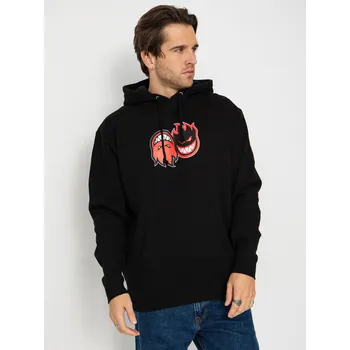 Pánská mikina Spitfire Eternal Fill (black w/red black&white print) XL, černá