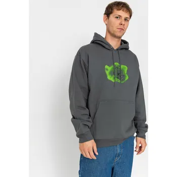 Pánská mikina Polar Skate Dave Metal Logo HD (graphite) M, šedá