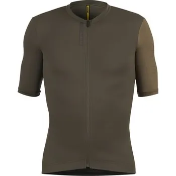 cyklistický dres Dres Mavic ESSENTIAL ARMY GREEN OLIVE (T000134), XL