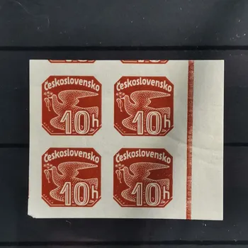 Sběratelství Čtyřblok ČSR, 10h, Pof.NV18**