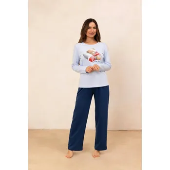 Dámské pyžamo REGINA pyžamo dámské 728 XXL světle modrá