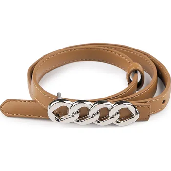 Opasek Dámský pásek šíře 13 mm, 18 mm, barva 18 (1,3 cm) béžová