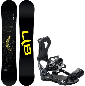Snowboard Snowboardový set LIB TECH Skate Banana + Vázání GNU Psych