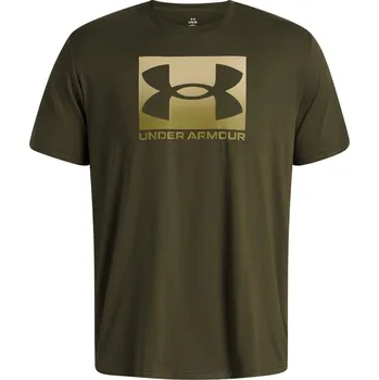 Pánské tričko s krátkým rukávem Under Armour BOXED SPORTS UPDATED SS TEE zelené 1386793-308 - L | UK 9,5K | US 10C