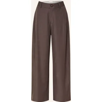 Dámské kalhoty Neo Noir Dámské Marlene Kalhoty Essia, tmavě hnědá, 38