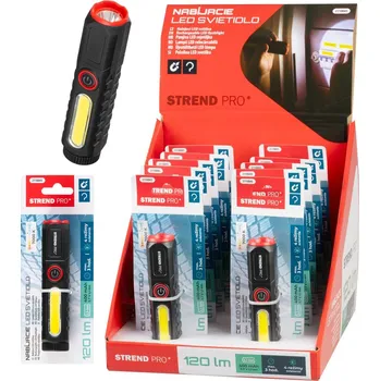 Strend Pro XL0207 Flashlight svítilna 1W LED XPE+COB USB nabíjecí (2110045) 890011,00