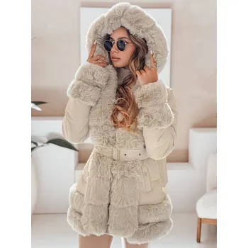 Dámský kabát Dámský kabát DSTREET BÍLÁ L