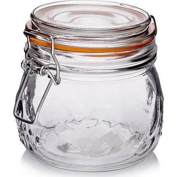 Dóza na potraviny Dóza 0,50l d11x10,5cm, vlis ovoce, patentní, sklo