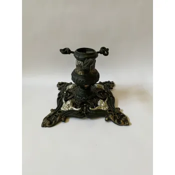 Stojánek na vánoční stromek ZDOBENÝ LITINOVÝ VÁNOČNÍ STOJAN NA STROMEK