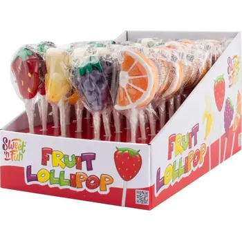 Bonbon Sweet´n Fun | Fruit Lollipop - lízátko ovoce 45 ks