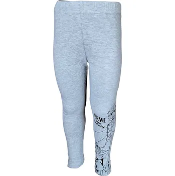 Cottonland Dívčí legíny FROZEN Elsa a Olaf šedé Barva: Šedá, Velikost: 122