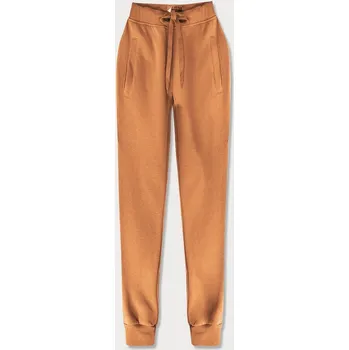 Dámské kalhoty Teplákové kalhoty v hořčicové barvě (ck01-26) odstíny žluté S (36)