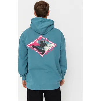 Pánská mikina Rip Curl Raw Energy HD (storm blue) L, modrá