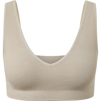 Dámské spodní prádlo 664819 - Tchibo - Bezešvá sportovní podprsenka - pro ženy - vel. S 36/38 - barva: béžová/žakár