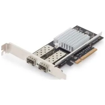 Síťová karta DIGITUS Karta SFP + 10G PCI Express s 2 porty, včetně držáku s nízkým profilem, čipová sada Intel JL82599ES (DN-10162)
