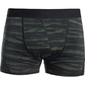 Pánské spodní prádlo SENSOR MERINO IMPRESS pánské trenky černá/batik