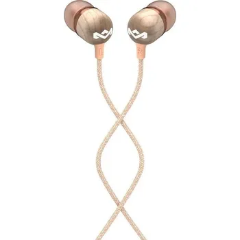Sluchátka House of Marley Smile Jamaica, sluchátka do uší USB-C s mikrofonem, Copper