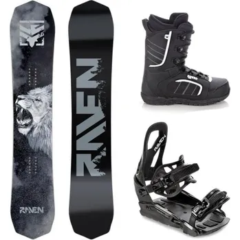 Snowboard Raven Lion pánský snowboard + Raven S230 Black vázání + Raven Target obuv 152 cm + vázání M/L (EU 41-47) + DÁREK + Doprava ZDARMA