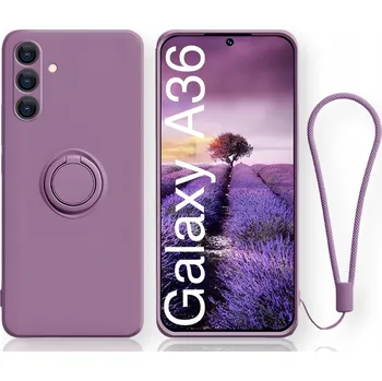 Pouzdro na mobilní telefon Zadní Kryt ST pro Samsung Galaxy A36 fialový