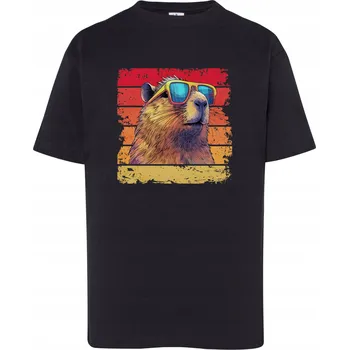 Dětské tričko KAPYBARA S BRÝLEMI, velikost 110/116 (3-4 roky)