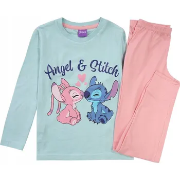 DÍVČÍ PYŽAMO bavlna s dlouhým rukávem LILO I STITCH 92 ER01G vícebarevná 92