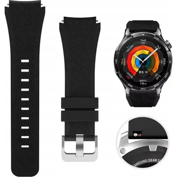 Silikonový řemínek 22mm pro Huawei Watch GT 4 5 6 Pro 41 46mm Active Sportovní