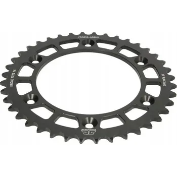 Řetězová sada pro motocykl Hliníková řetězová rozeta JT JTA 210-40BLK 40 zubů, 520 černá