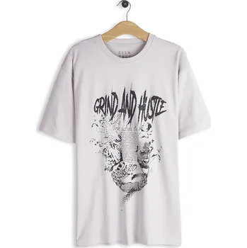 Pánské tričko GATE Bavlněné tričko s potiskem L 525-0141/813