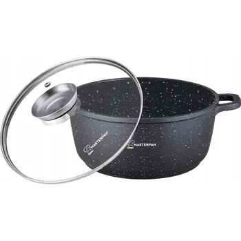 Hrnec HRNEC ALUMINIUM OKRAGLY 26 CM MRAMOR S INDUKCÍ 5,5 L MASTERPAN MP-2116