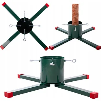 Stojánek na vánoční stromek Stojan na VÁNOČNÍ STROMEK XXL kovový pro VELKÝ stromek podstavec s nádobou