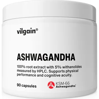 Přírodní produkt Vilgain Ashwagandha 90 cps.
